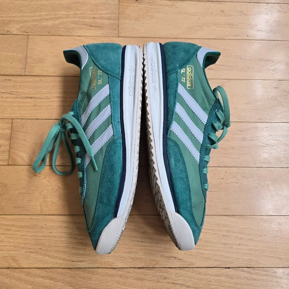 Adidas | SL 72 RS 'Collegiate Green' retro sporty sneakers | MENS 12
